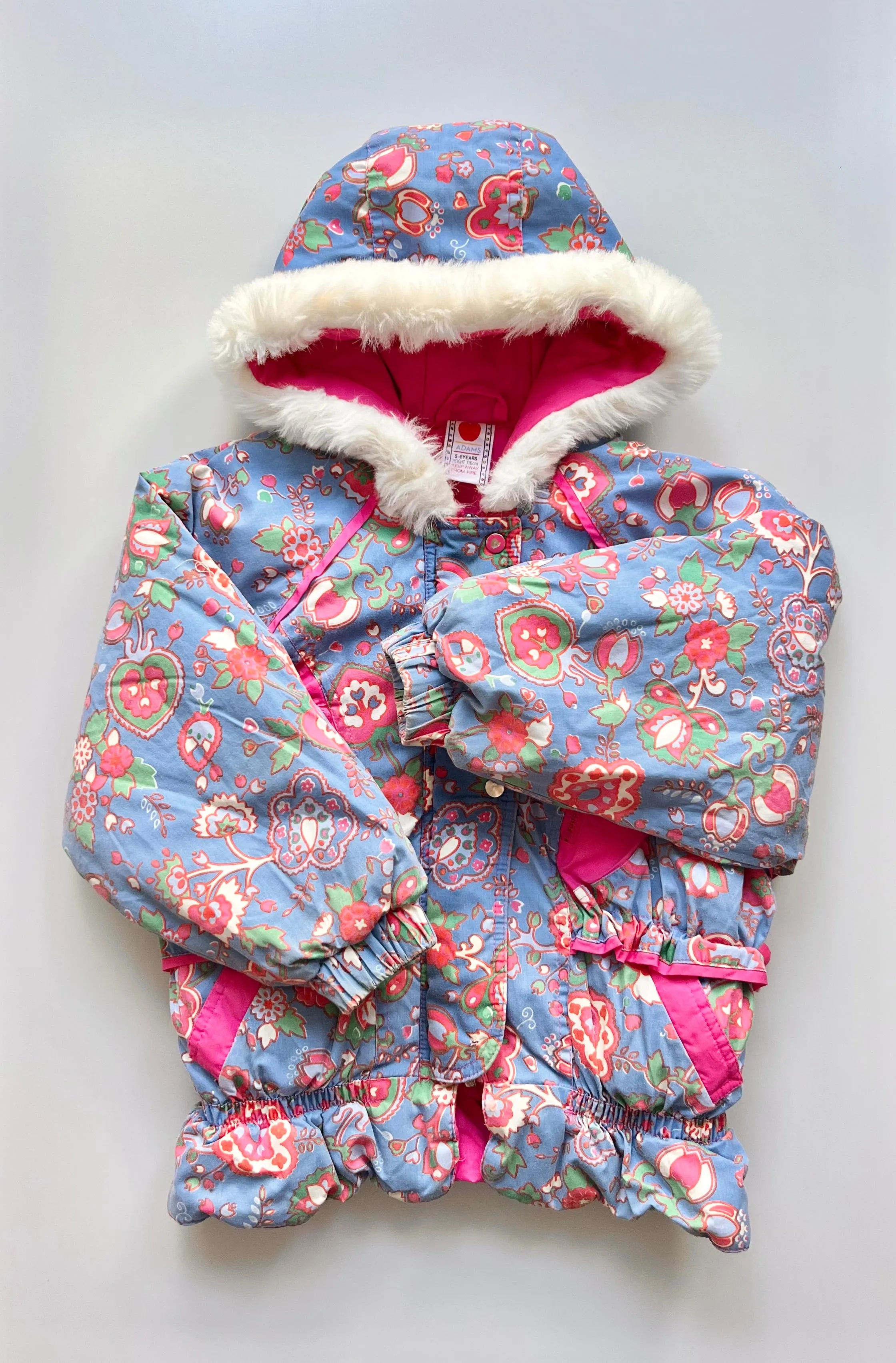 Adam's Vintage Printed Coat Age 5-6