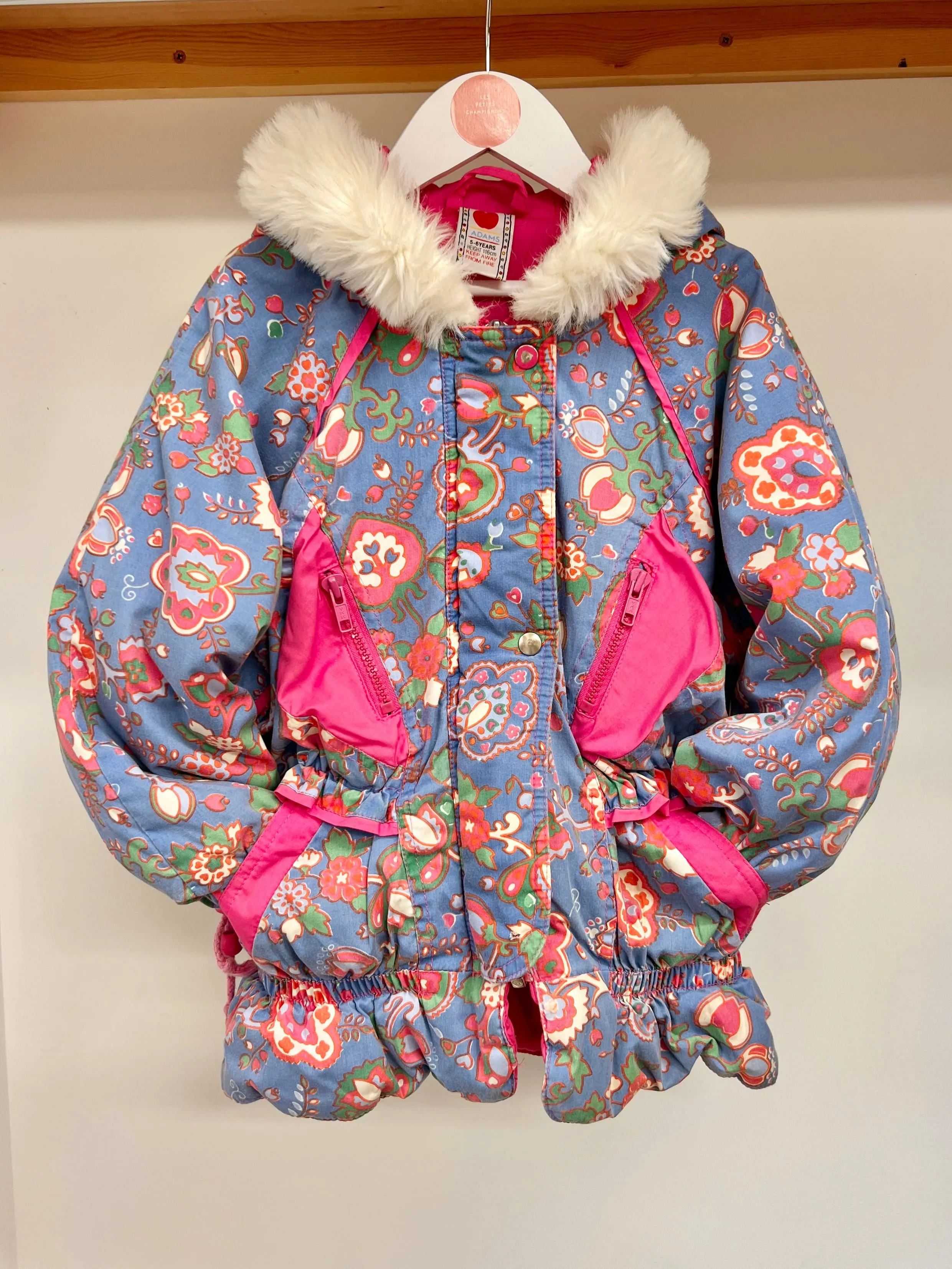 Adam's Vintage Printed Coat Age 5-6