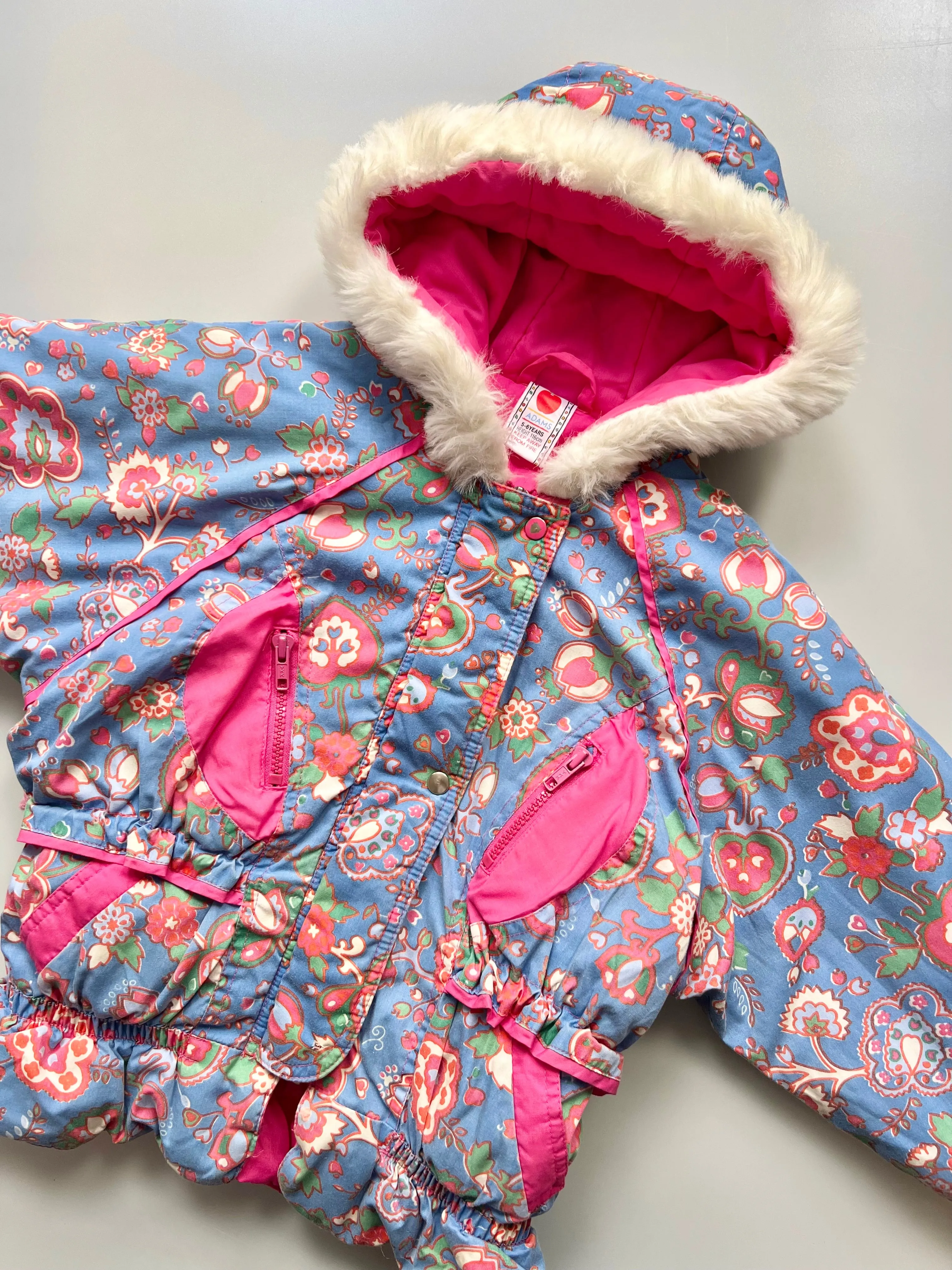 Adam's Vintage Printed Coat Age 5-6