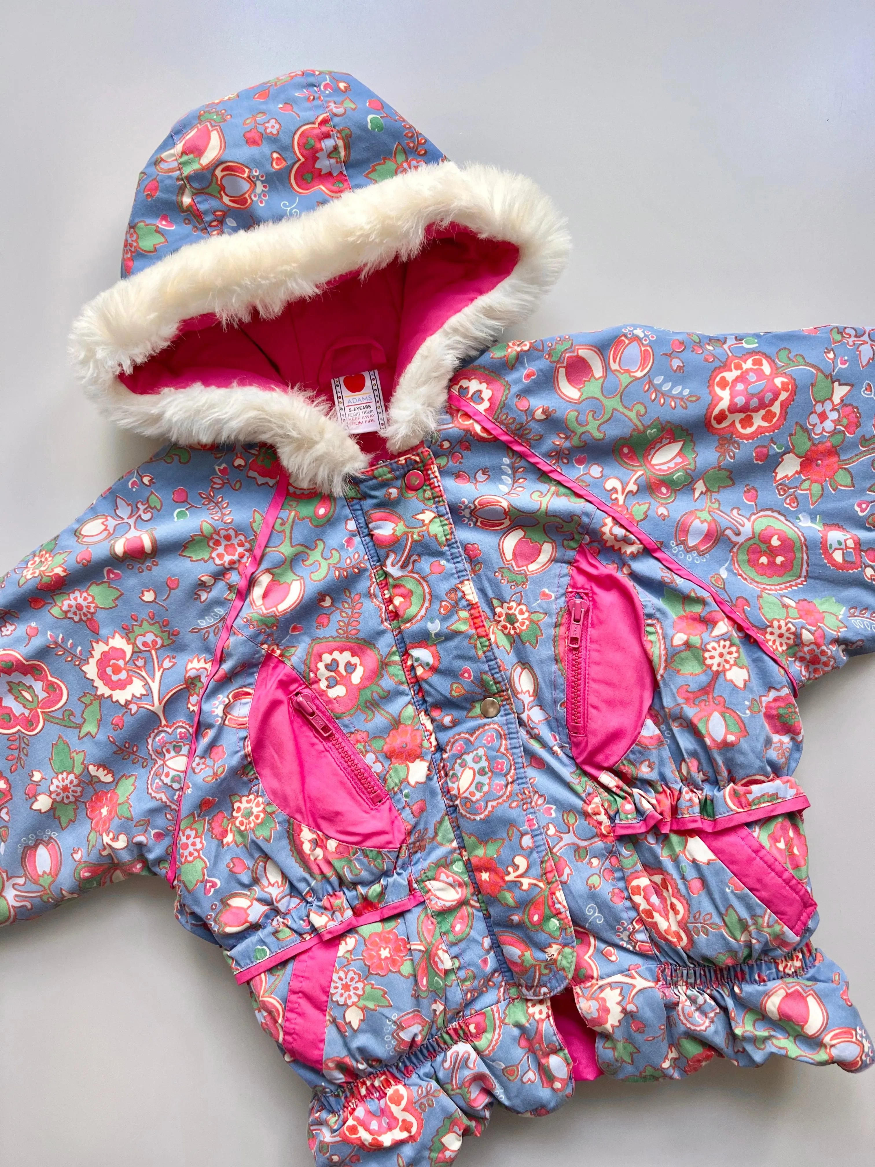 Adam's Vintage Printed Coat Age 5-6