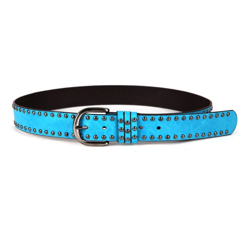 Alloy Pin Punk Buckle Belt