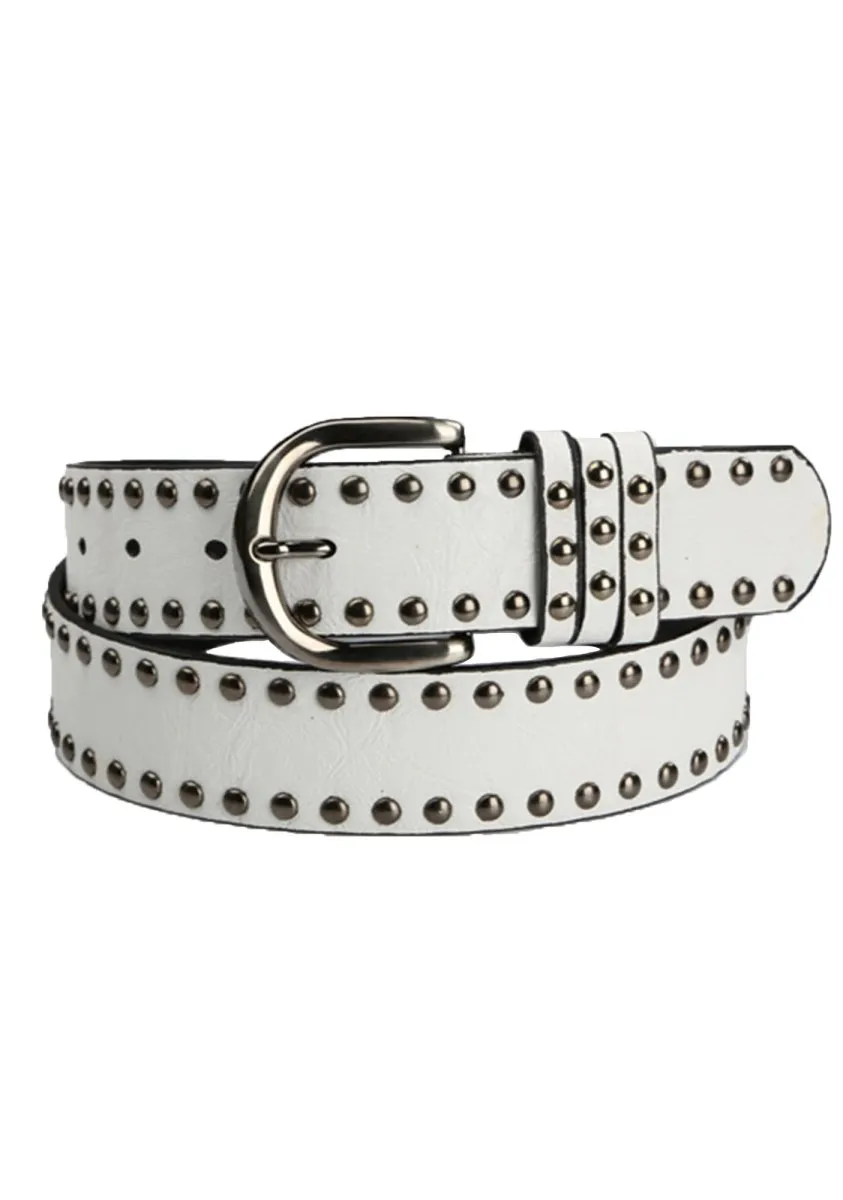 Alloy Pin Punk Buckle Belt