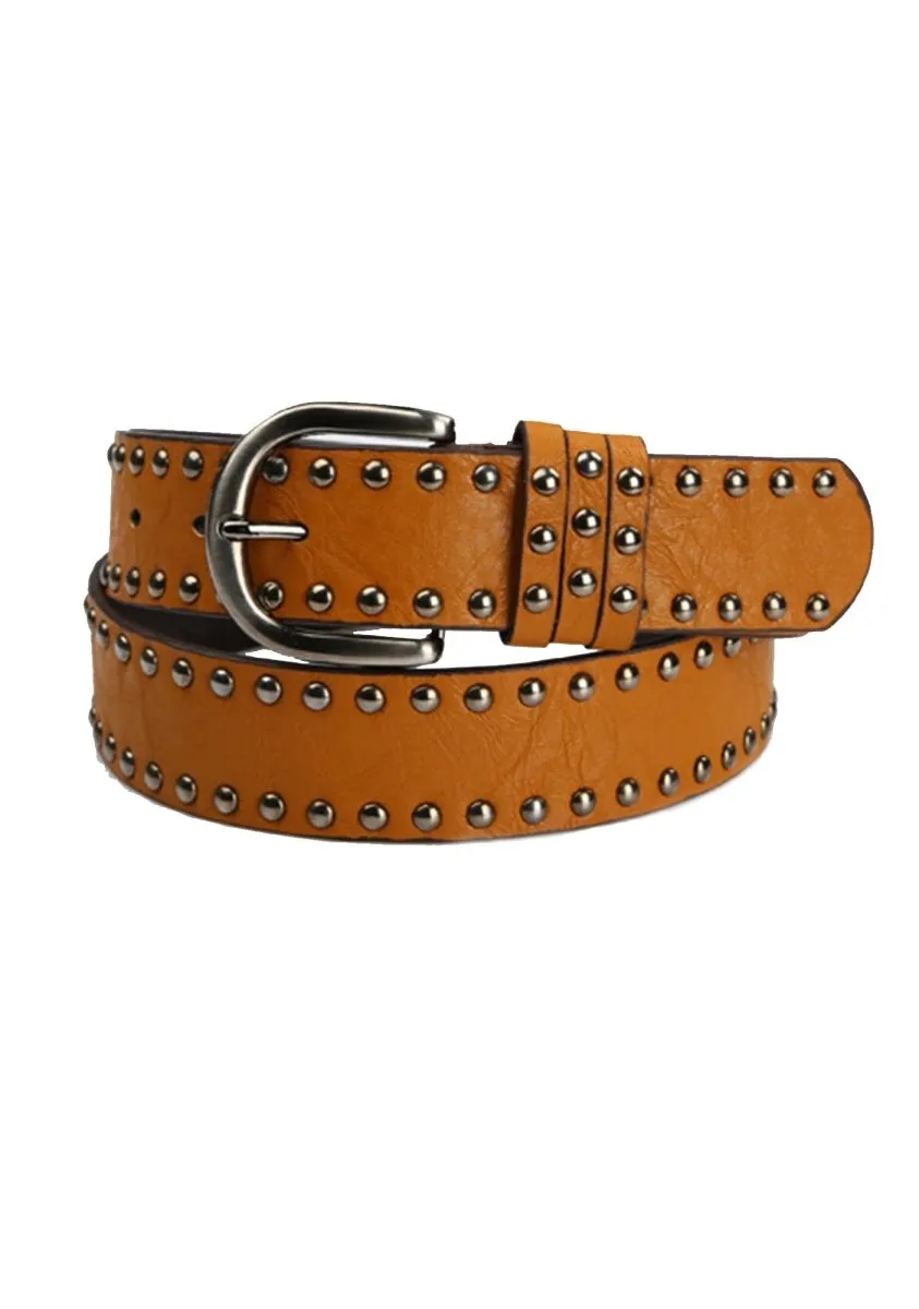 Alloy Pin Punk Buckle Belt