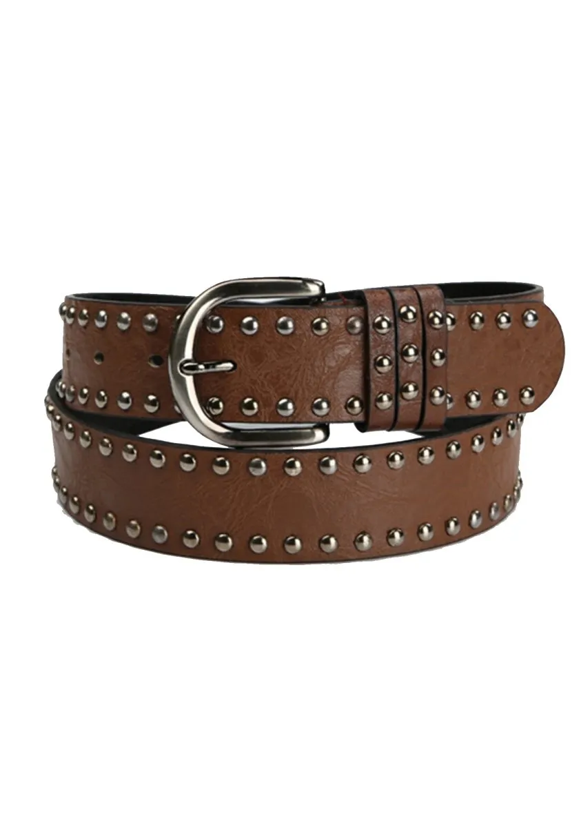 Alloy Pin Punk Buckle Belt