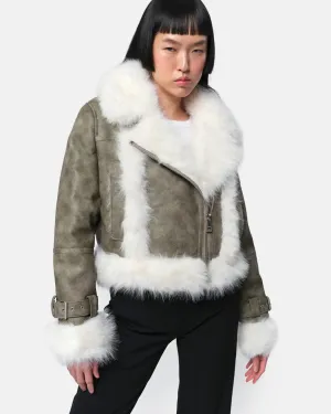 Apparis Distressed Jay Coat