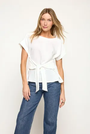Bailey Tie Front Dolman Blouse