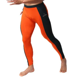BRAVE PERSON Mens Stitching Color Sport Pants Bodybuilding Skinny Legging