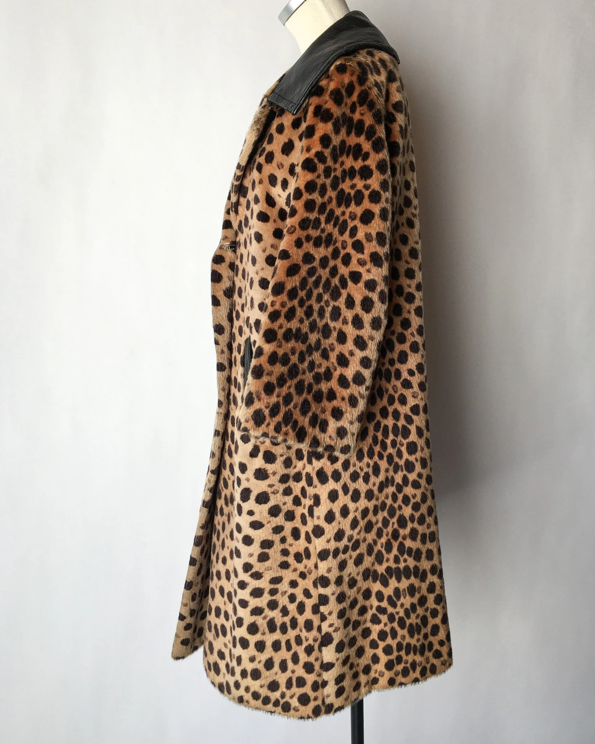 Cheetah Print Coat