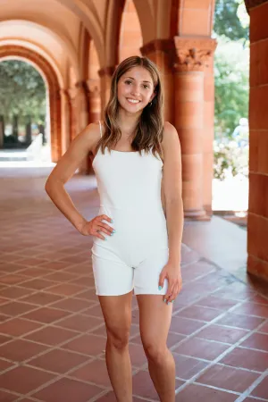 CLEARANCE- Claudette Double Lined Onesie Romper