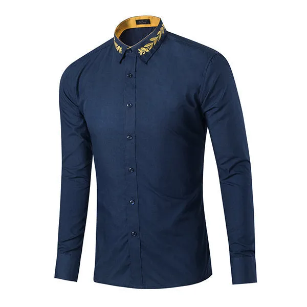 Collar Printing Designer Shirts