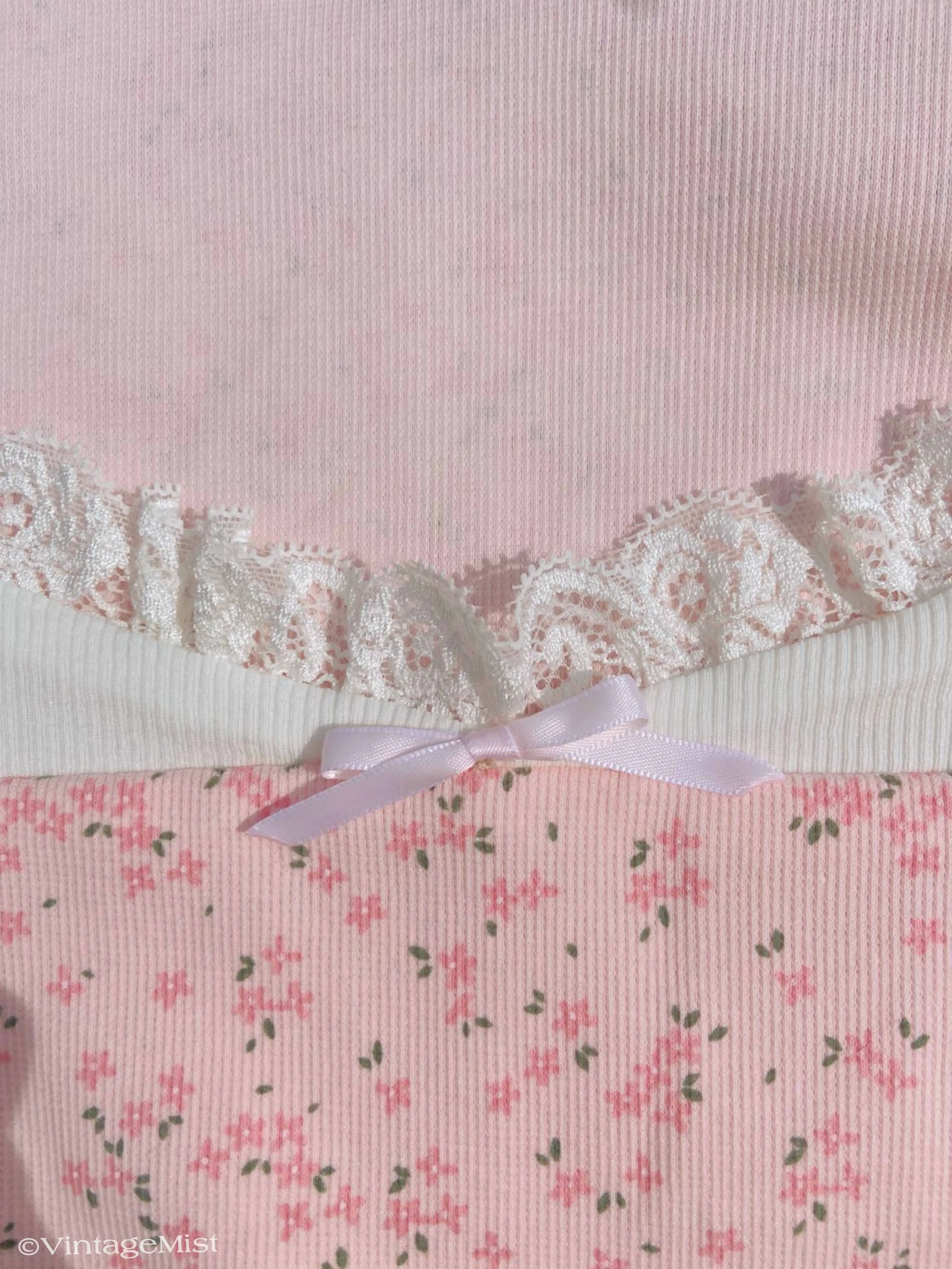 Coquette Style Lace Floral Top