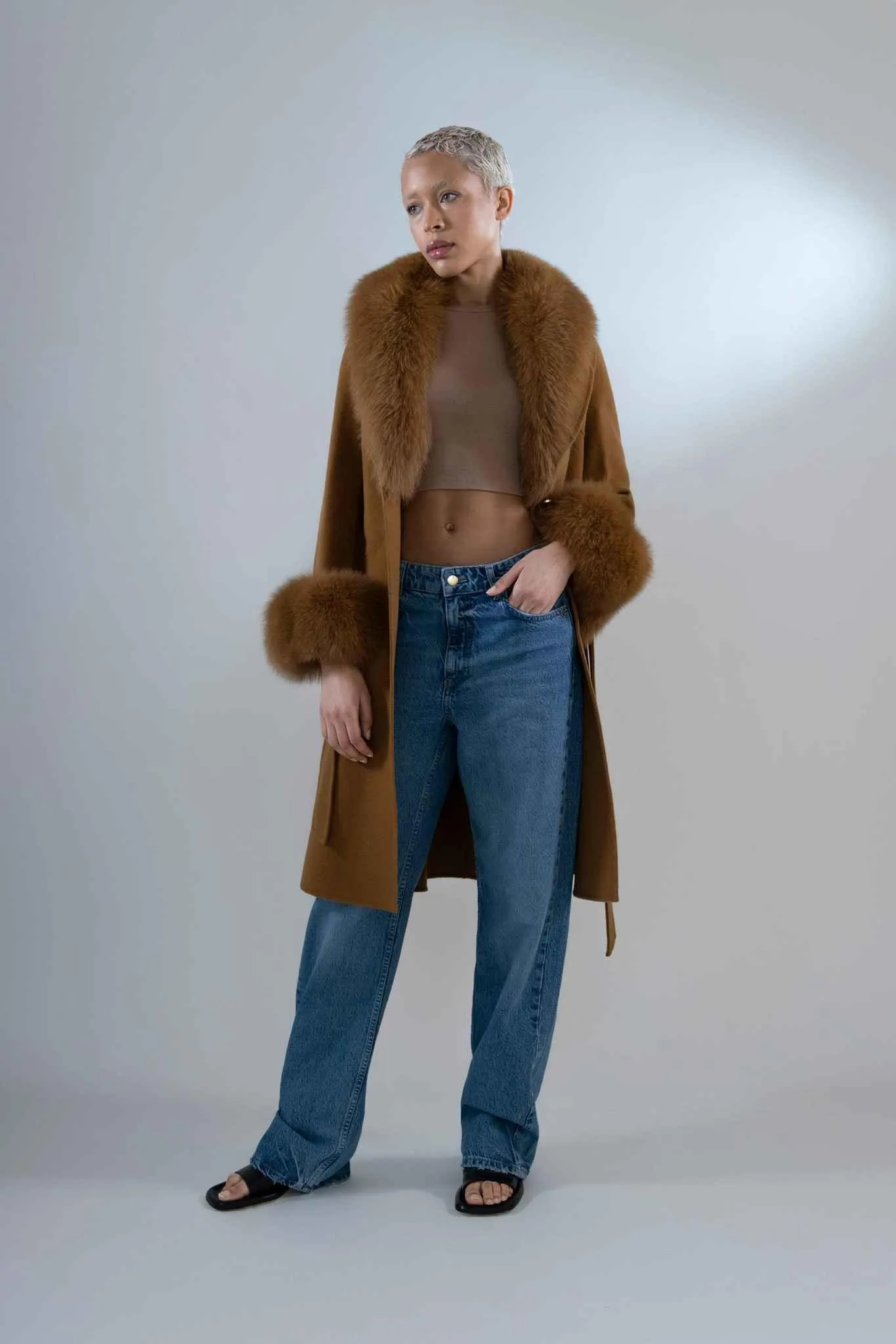 Devon Coat in Cashmere