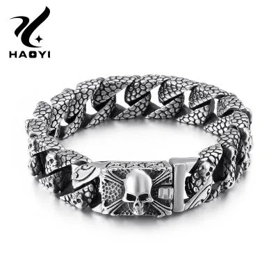 Fashion Punk Skull Brace