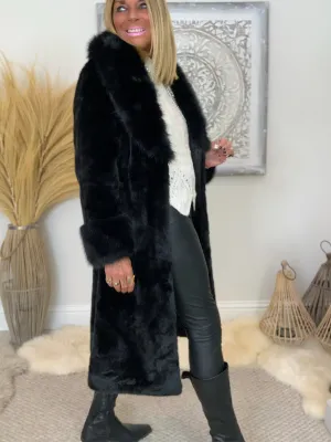 Faux Fur Luxury  Coat