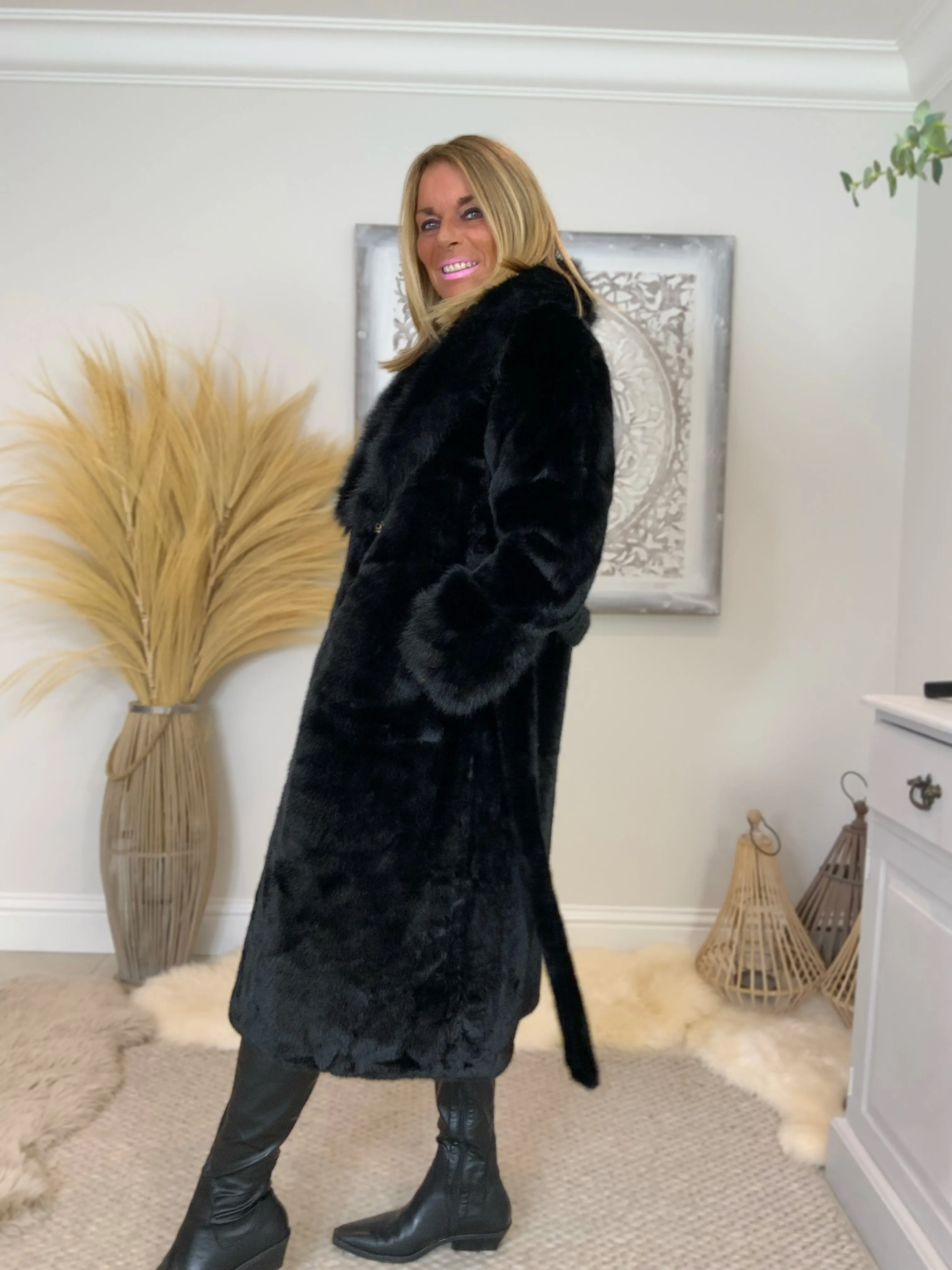 Faux Fur Luxury  Coat