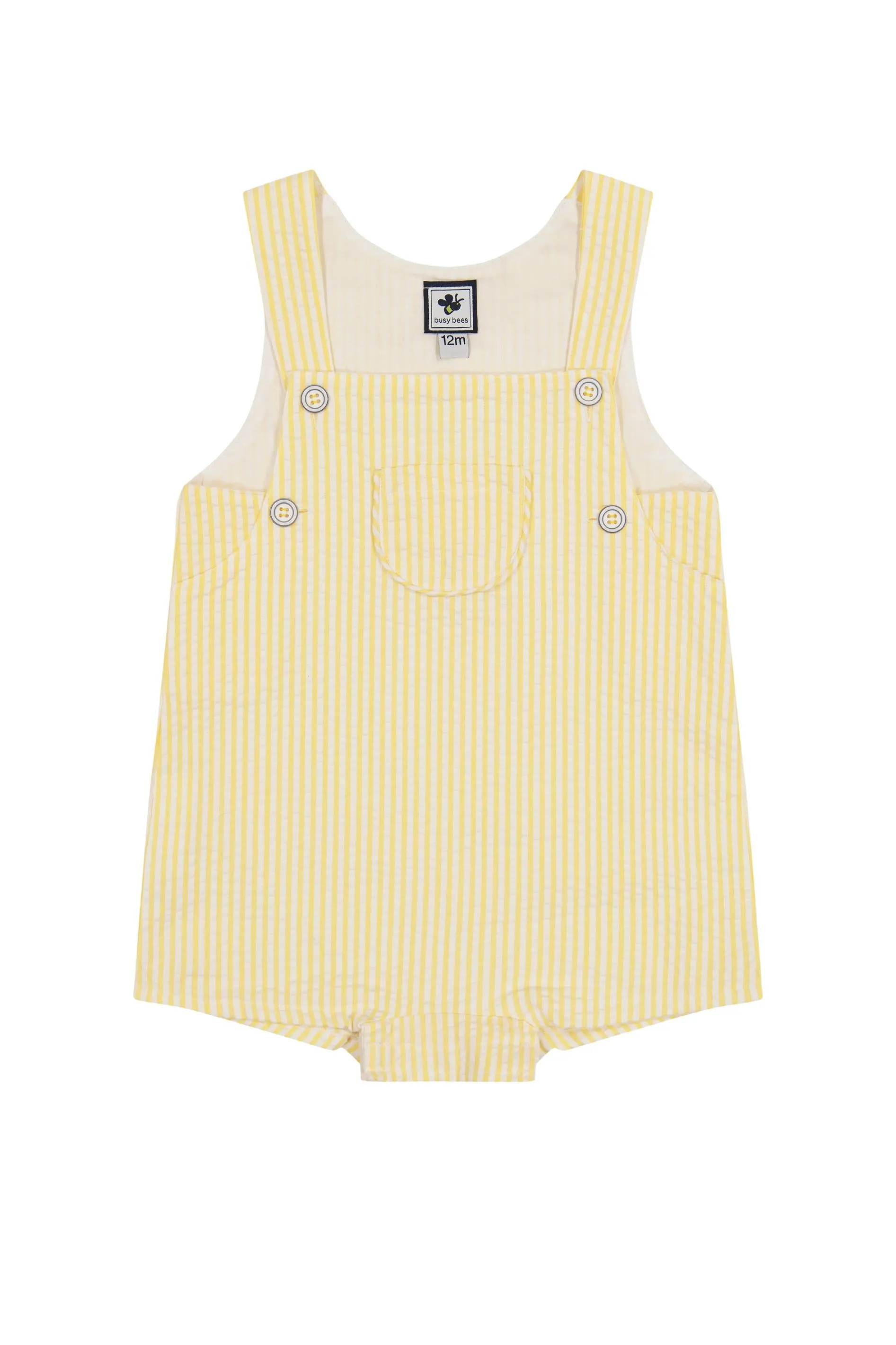 George Yellow Seersucker Romper