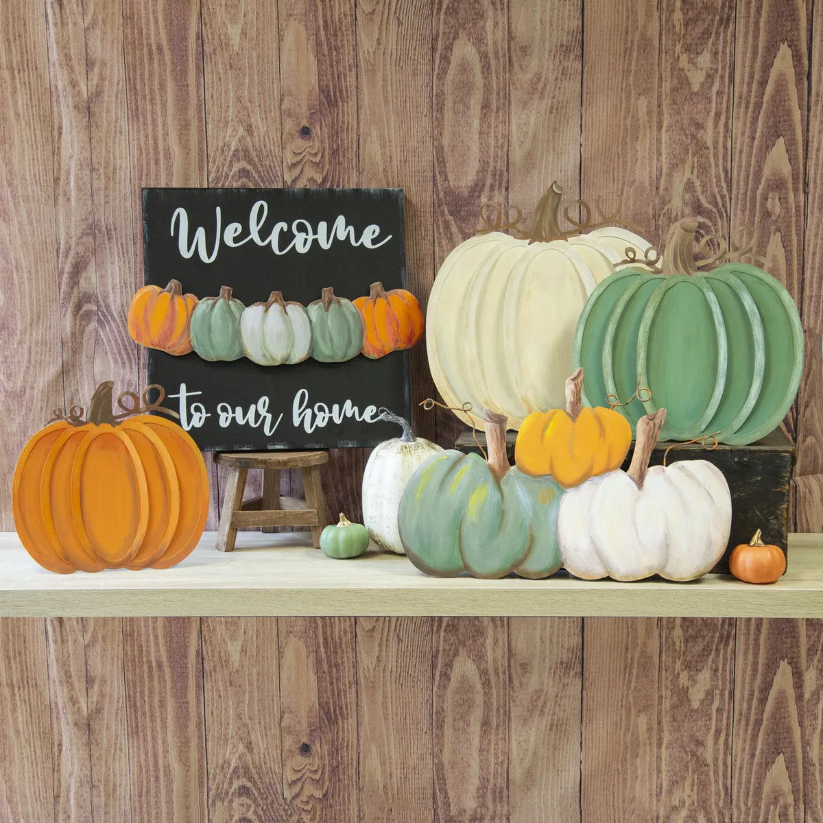 Green Cage Pumpkin Stake