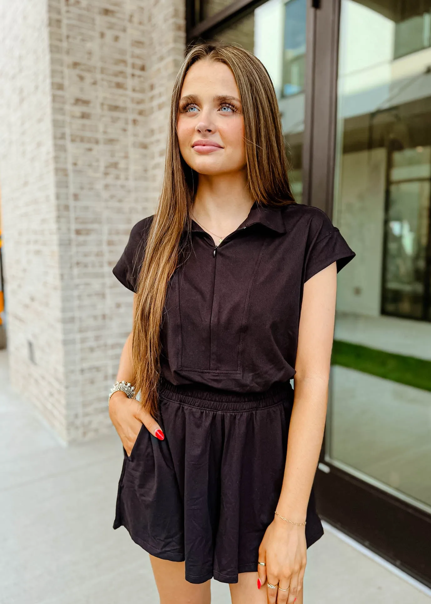 Harlow Soft Collar Romper