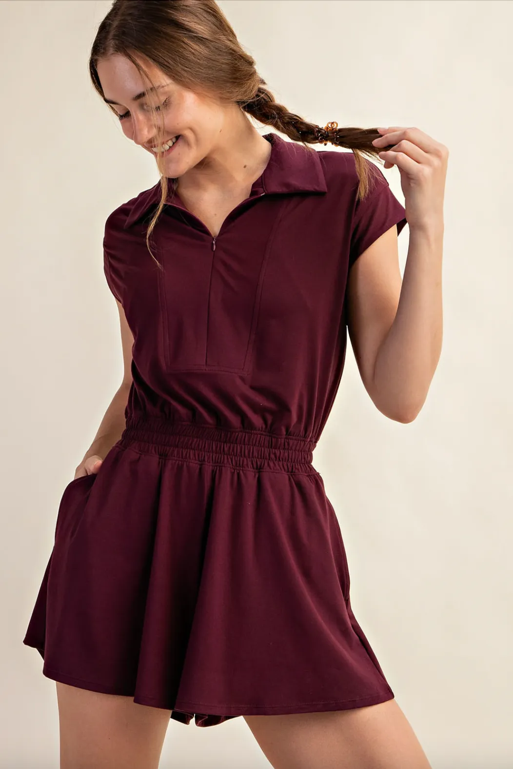 Harlow Soft Collar Romper