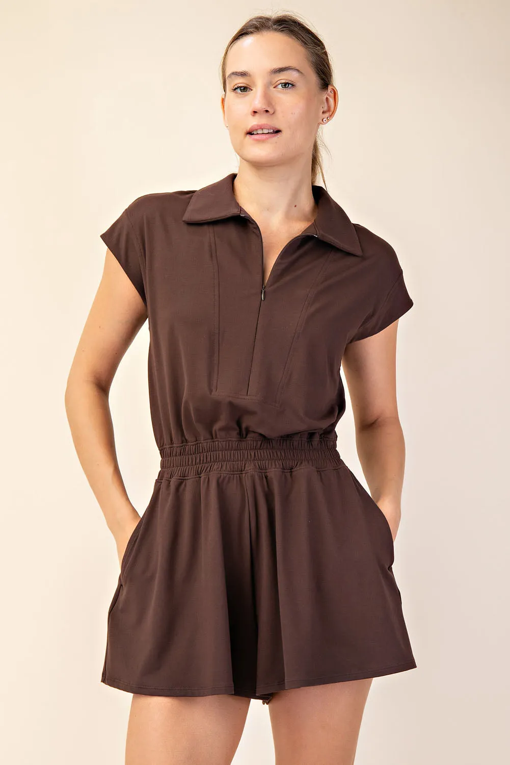 Harlow Soft Collar Romper