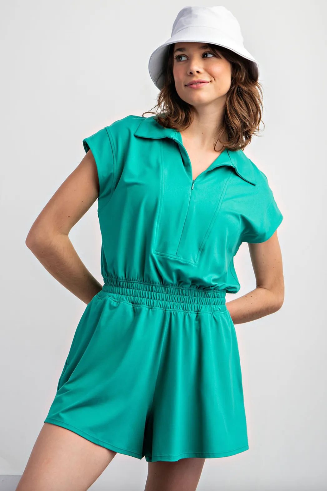 Harlow Soft Collar Romper