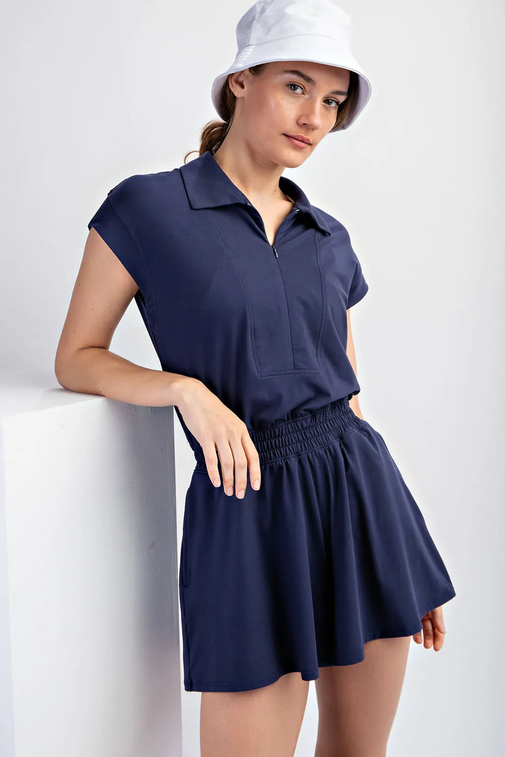 Harlow Soft Collar Romper