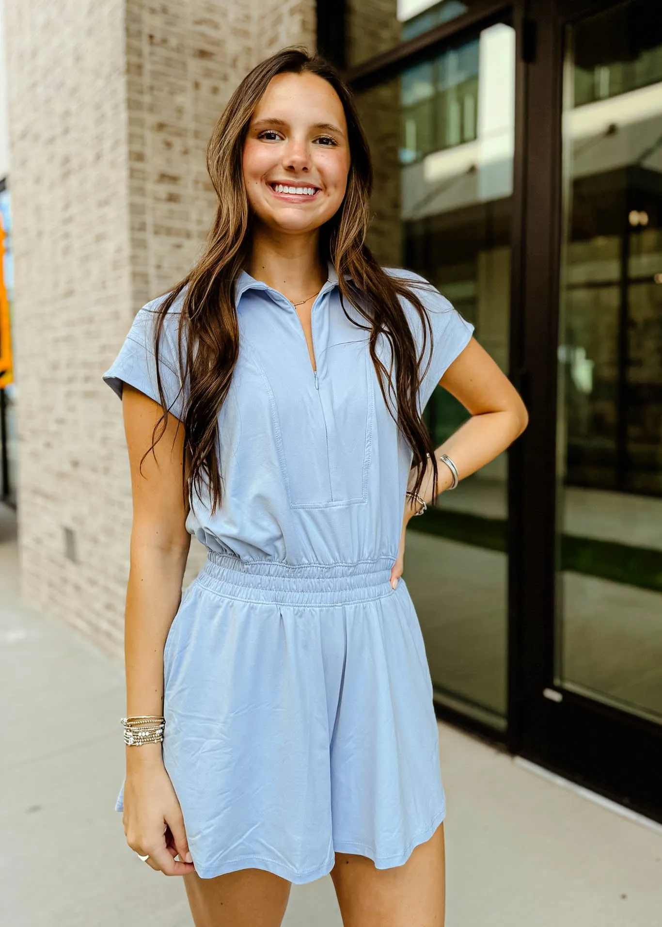 Harlow Soft Collar Romper