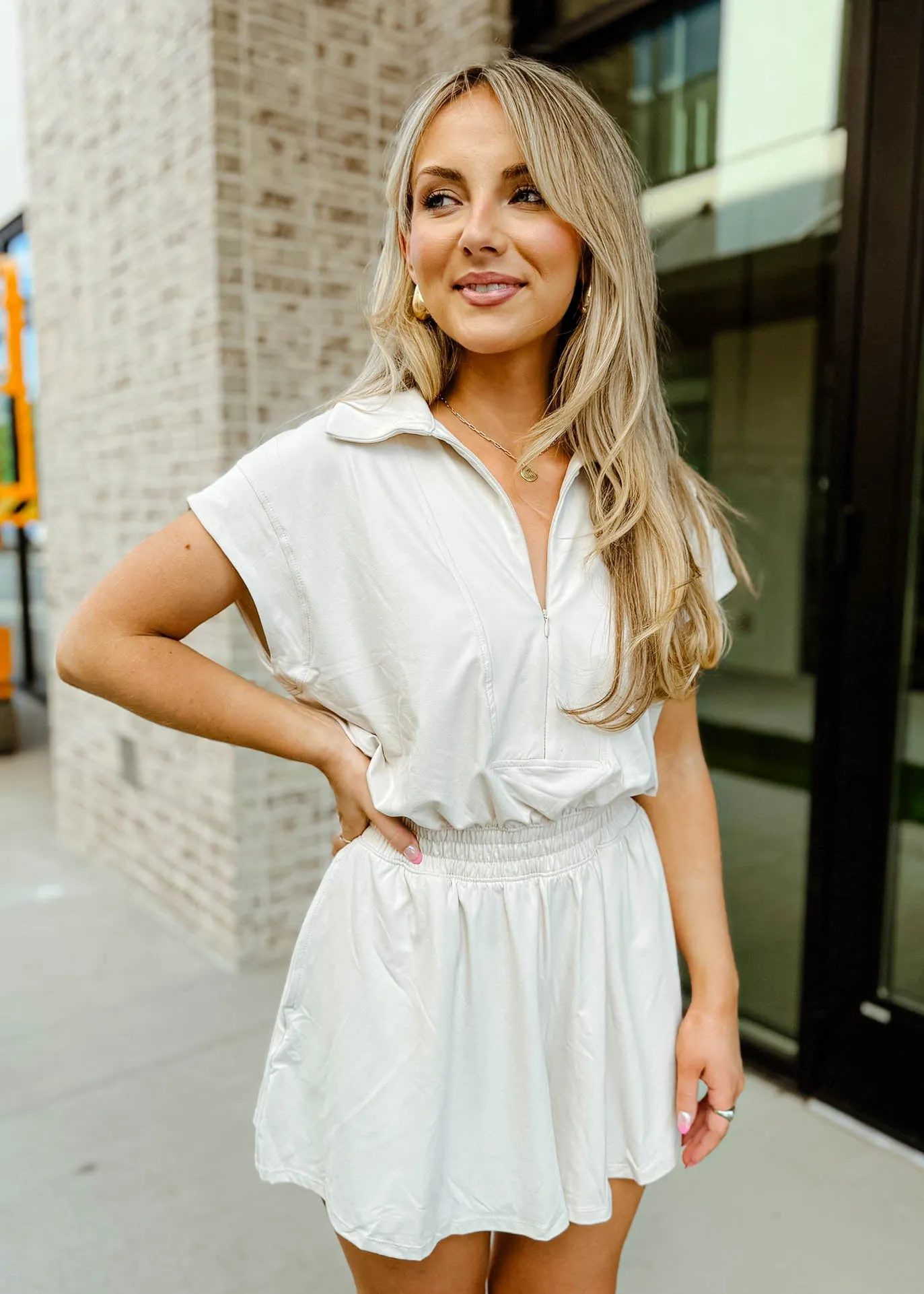 Harlow Soft Collar Romper