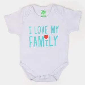 Infant Cotton Basic Romper Unisex Family - White