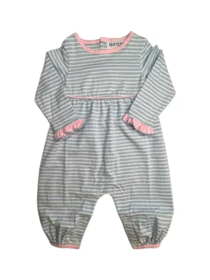 Ishtex Blue Stripe Girl Romper