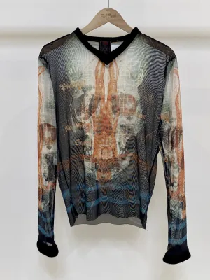 JPG 90’s Cyber Punk Mesh Top