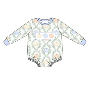 LR0984 Halloween pumpkin girl romper 202405 preorder