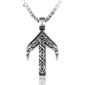 Men's Punk Arrow Necklace