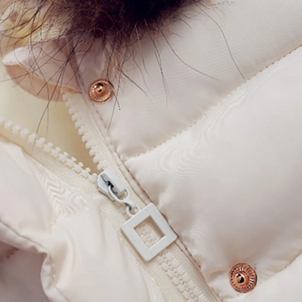 Newborn Baby Girls Boys Fashion Long Sleeve Winter Outdoor Zippered Hooded Coat