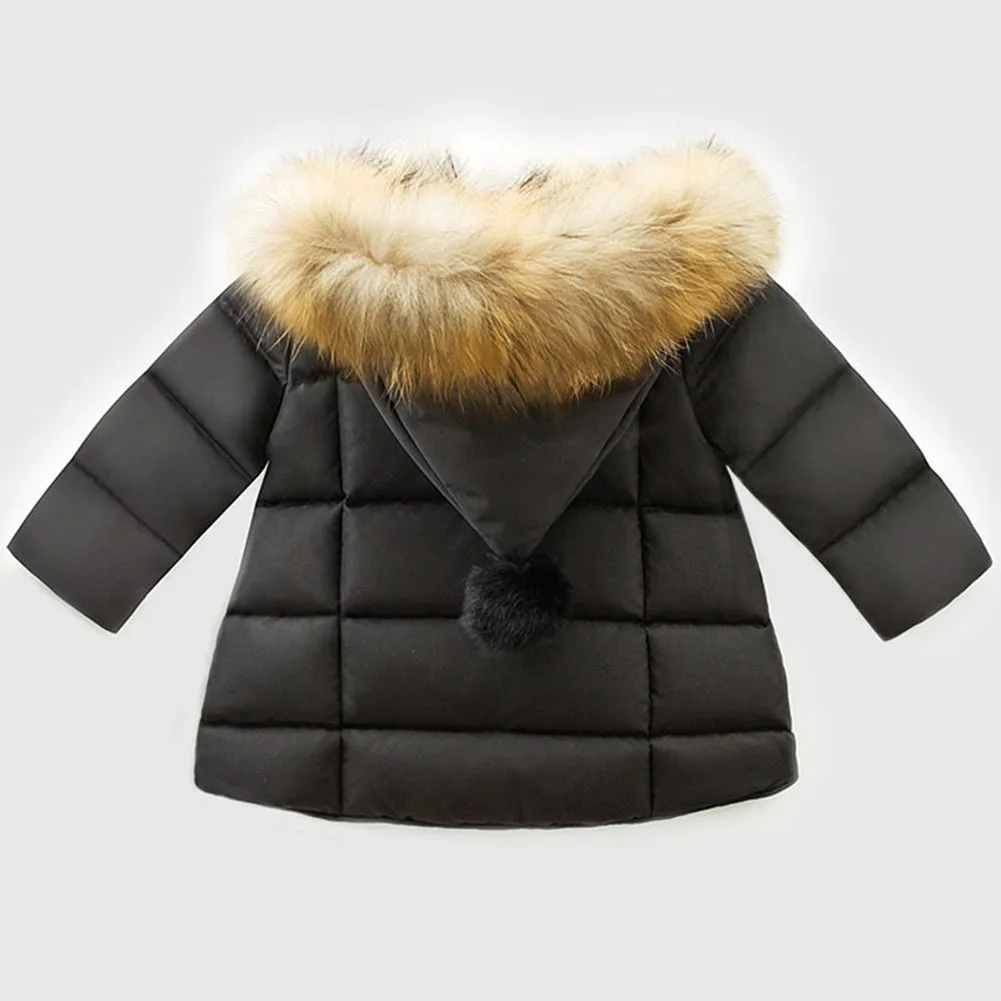 Newborn Baby Girls Boys Fashion Long Sleeve Winter Outdoor Zippered Hooded Coat