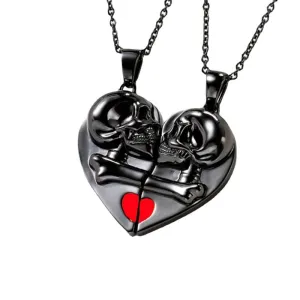 Punk Retro Skull Pendant Halloween Necklace