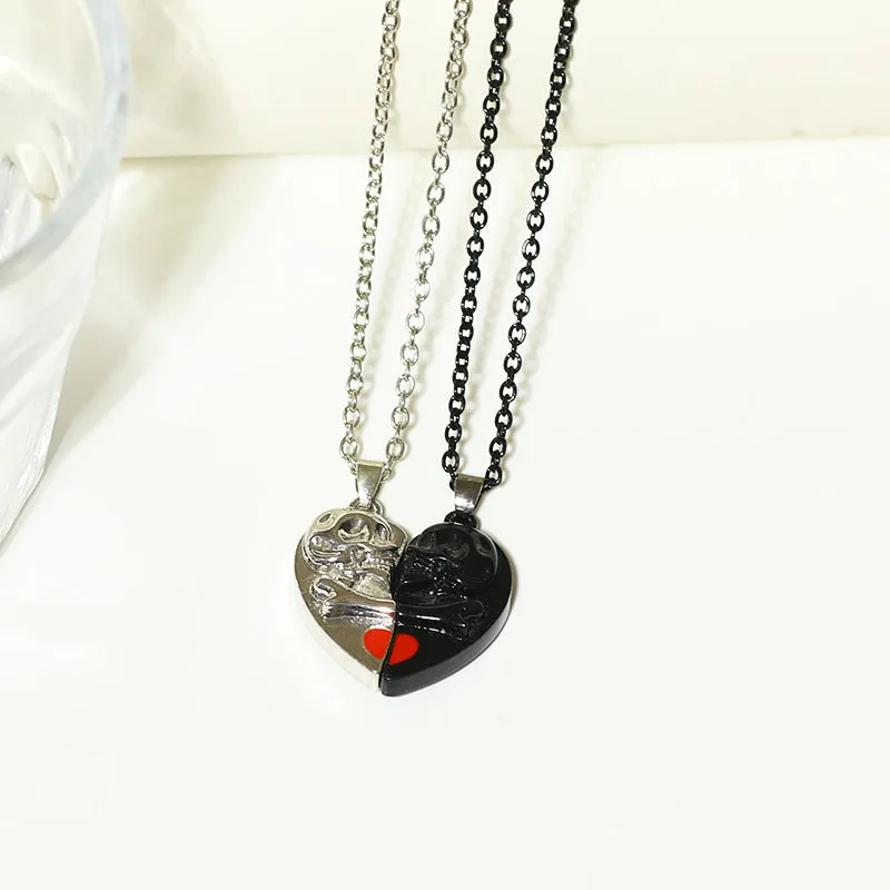 Punk Retro Skull Pendant Halloween Necklace