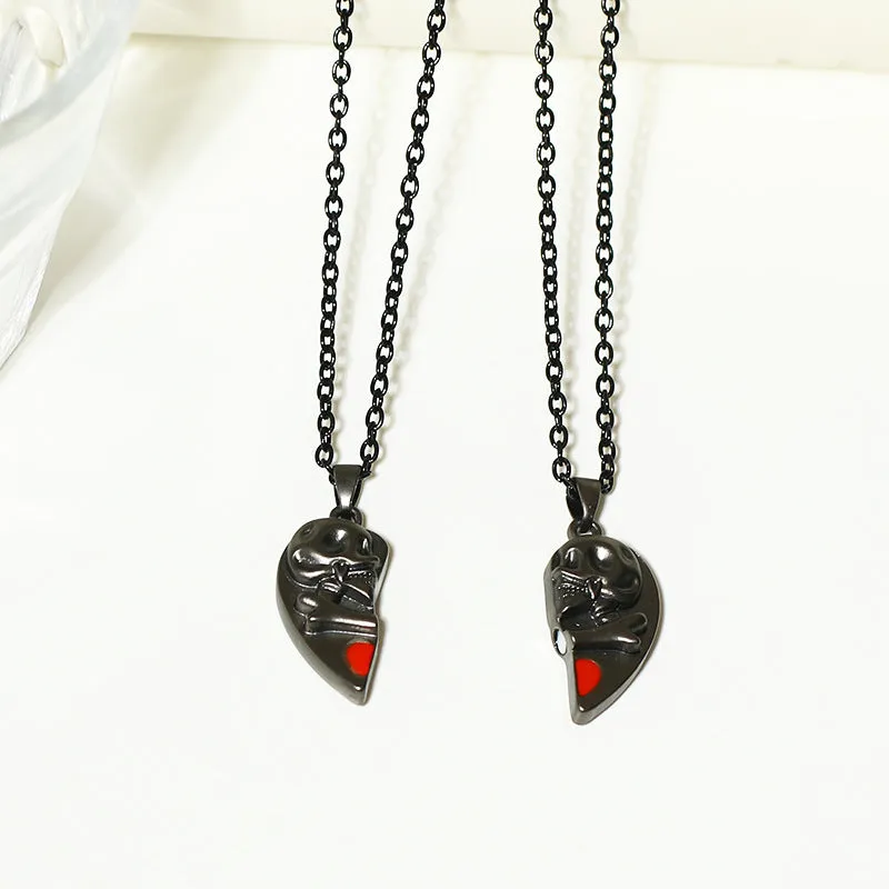 Punk Retro Skull Pendant Halloween Necklace