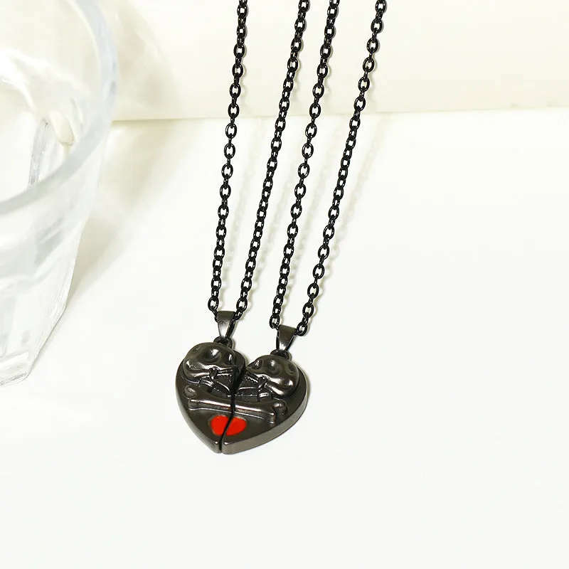Punk Retro Skull Pendant Halloween Necklace