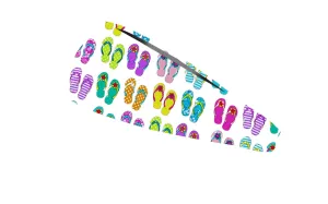 RAVEbandz The Pro - Wide Stretch Headband (Flip Flops)