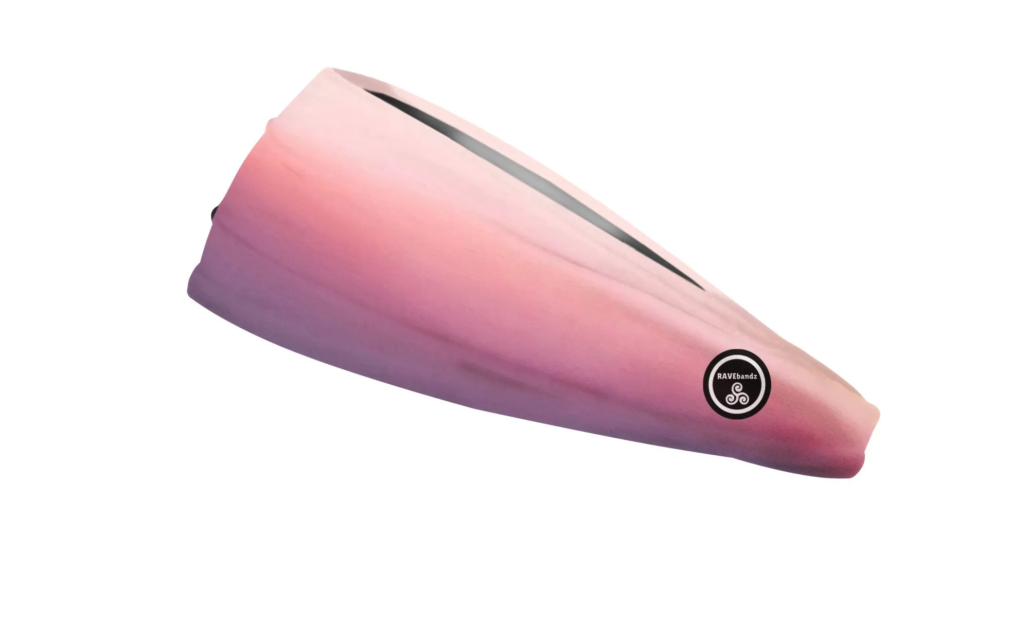 RAVEbandz The Pro - Wide Stretch Headband (Sunset)