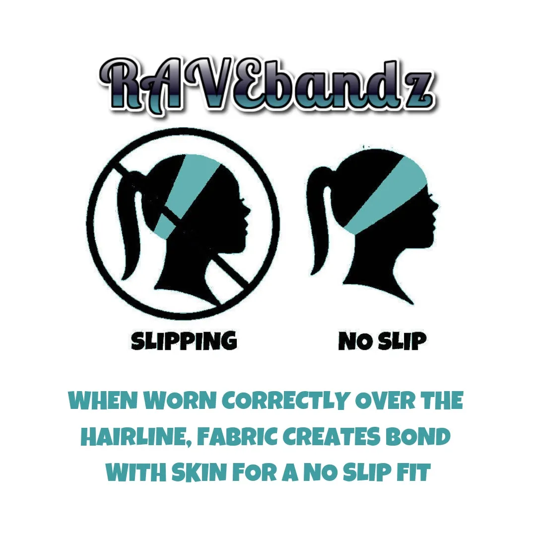 RAVEbandz The Pro - Wide Stretch Headband (WW 84)
