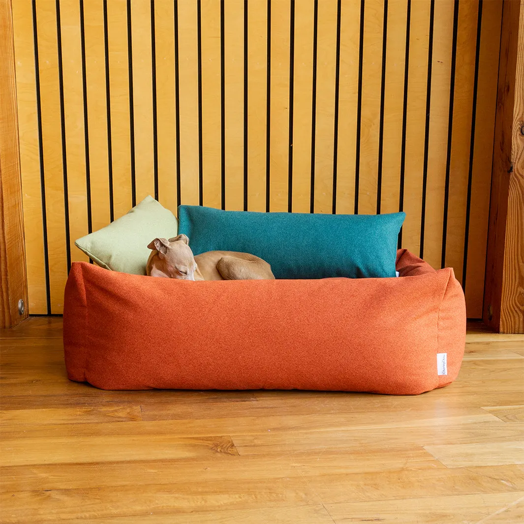 The Bliss Bolster Dog Bed in Faroe