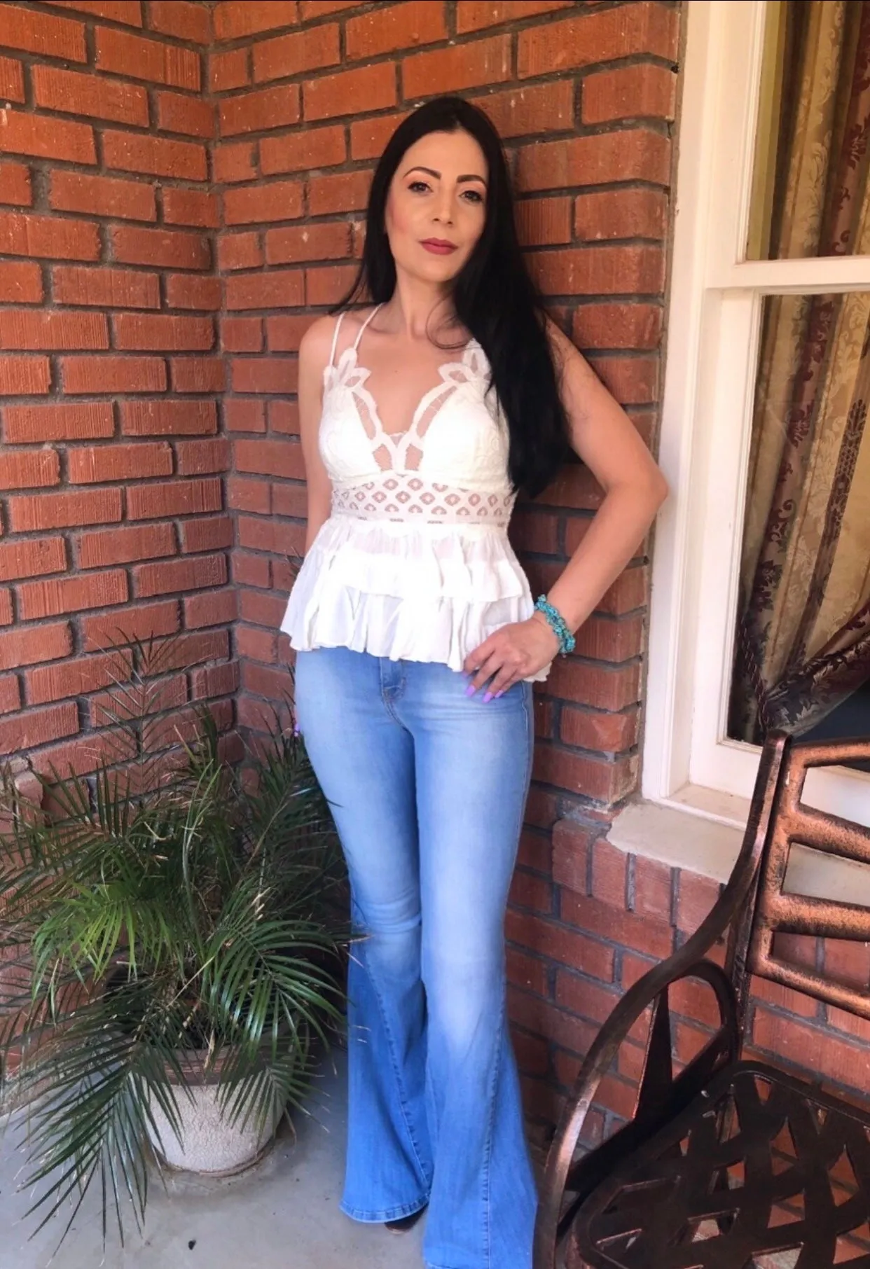 White Bralette Top