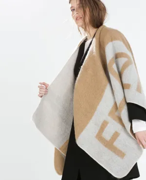 Women's Cashmere Wool Warm Winter Poncho