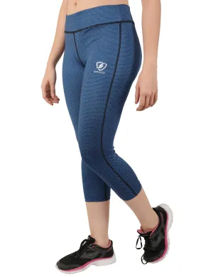 Womens Misee 3/4 Tights Blue