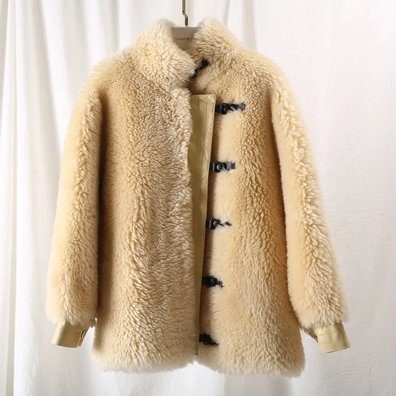 Women's Winter Casual Thick Wool Warm Coat
