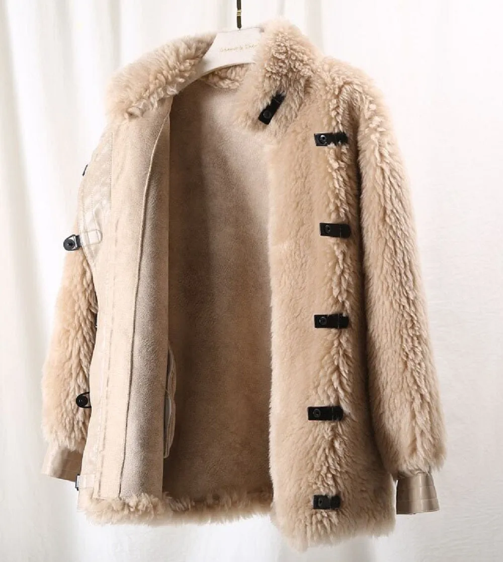 Women's Winter Casual Thick Wool Warm Coat